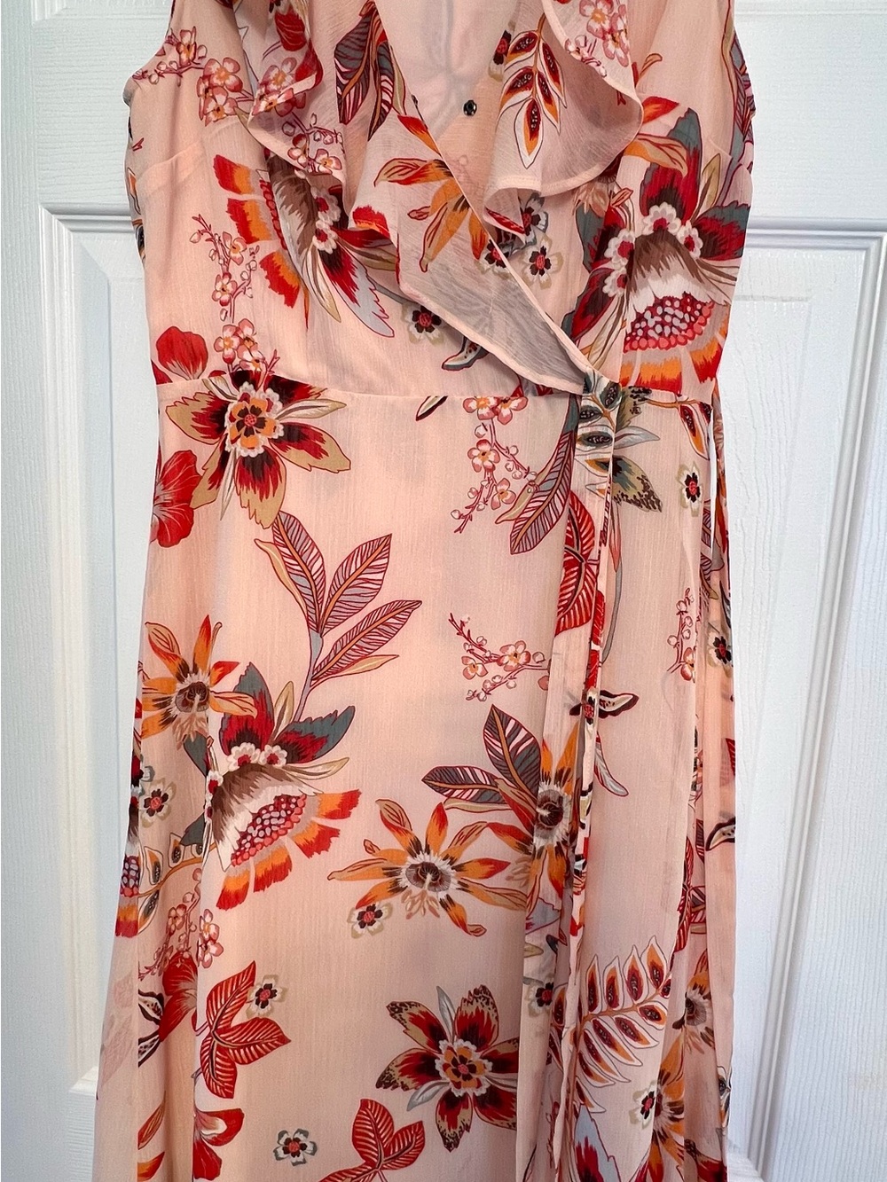 Sanctuary flutter dress-Blush Floral Print dress